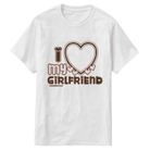 Personalizowana Koszulka I Love My Girlfriend z Twoim zdjęciem na prezent - Mejkmi - Personalizowane Prezenty Dla Twoich Bliskich!