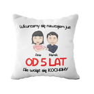 Personalizowana Poduszka - Wkurzamy się od X lat na prezent - Mejkmi - Personalizowane Prezenty Dla Twoich Bliskich!