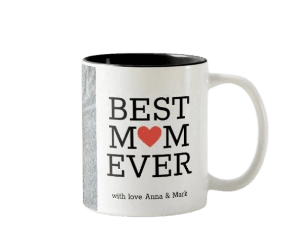 Personalizowany Kubek - Best Mom Ever + Zdjęcie na prezent dla mamy - Mejkmi - Personalizowane Prezenty Dla Twoich Bliskich!