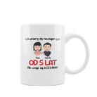 Personalizowany Kubek - Wkurzamy się nawzajem już od X lat na prezent - Mejkmi - Personalizowane Prezenty Dla Twoich Bliskich!