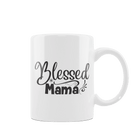 Kubek z napisem "Blessed Mama" na prezent z okazji Dnia Matki - Mejkmi - Personalizowane Prezenty Dla Twoich Bliskich!